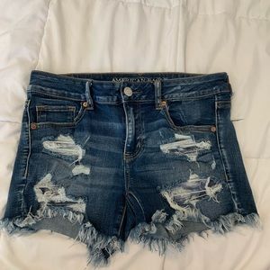 American Eagle super stretch midi shorts